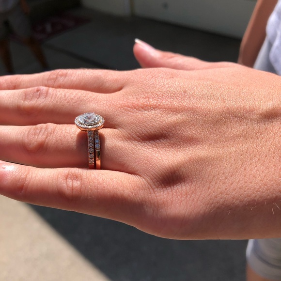 Zales Jewelry Rose Gold Diamond Engagement Ring Poshmark